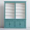 Landelijke Boekenkast Bo 2M Pastelturquoise.Ral 6034