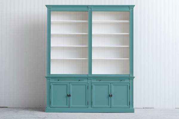 Landelijke Boekenkast Bo 2M Pastelturquoise.Ral 6034