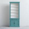 Landelijke Boekenkast Bo Pastel-Turquoise 1M.