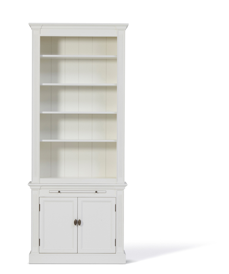 Landelijke Boekenkast Bo 1M wit Landelijke Boekenkast Bo 1M wit