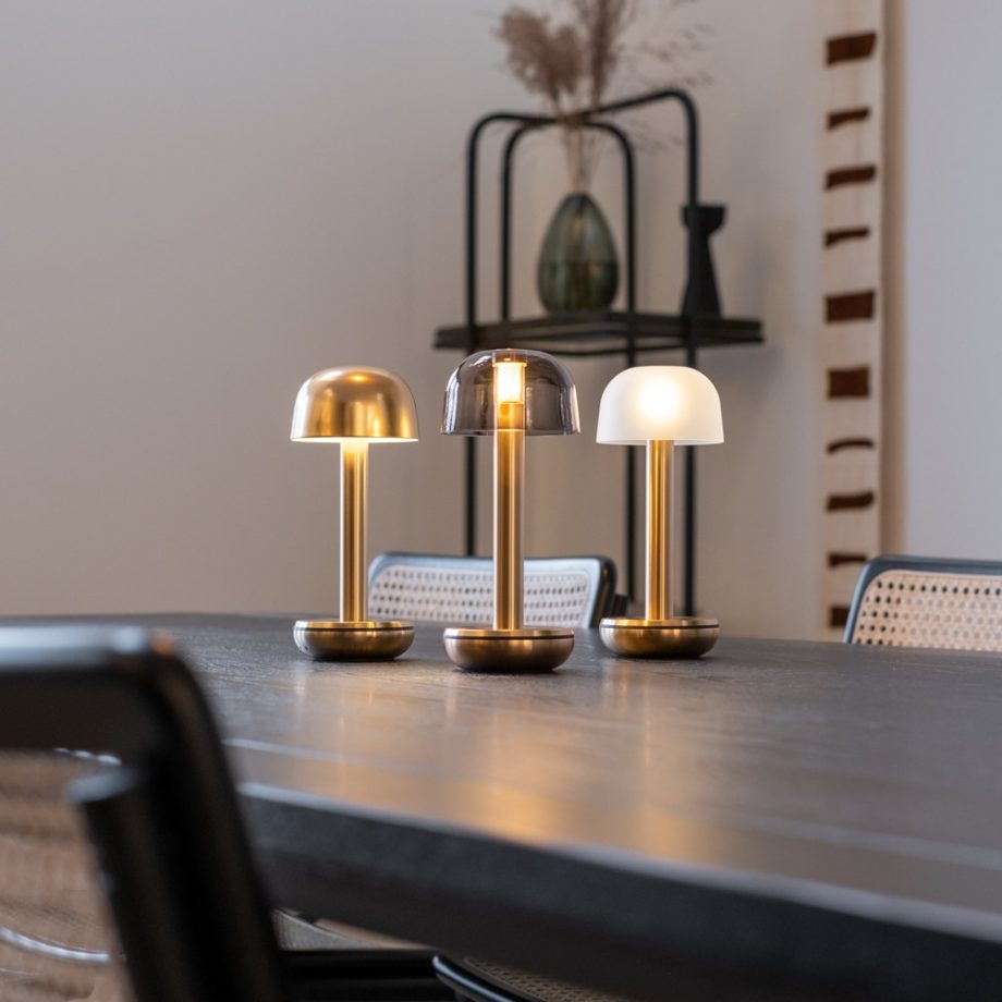 Humble - Two table light Gold matglas